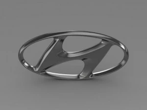 logo Hyundai Modello 3D