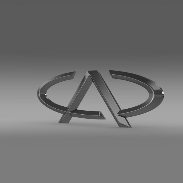chery logo 3D 모델 .c4d .max .obj .3ds .fbx .stl .blend 