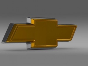 chevrolet 3d logo 3D मॉडल