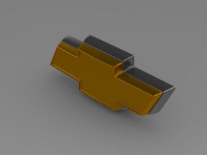 chevrolet 3d logo 3D मॉडल