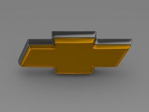 chevrolet 3d logo 3D मॉडल