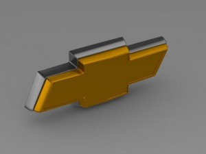 chevrolet 3d logo 3D मॉडल