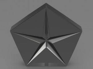 chrysler company logo 3Dモデル