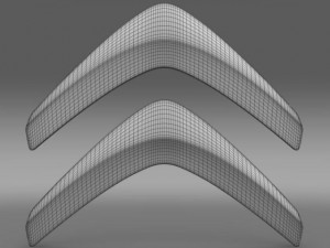 citroen logo 3D Model
