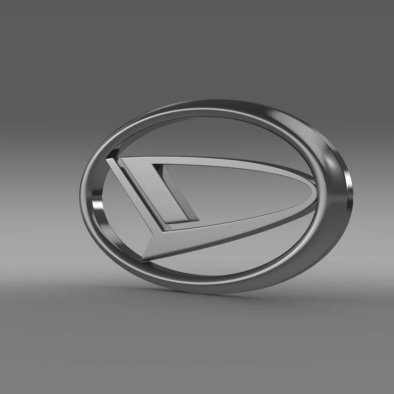 daihatsu logo 3D Model .c4d .max .obj .3ds .fbx .stl .blend 