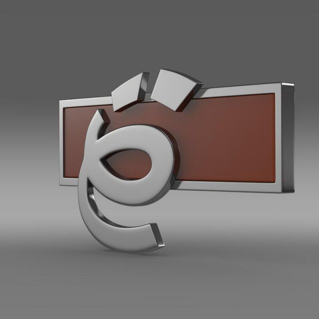 yo mobile logo Modelo 3D .c4d .max .obj .3ds .fbx .stl .blend 