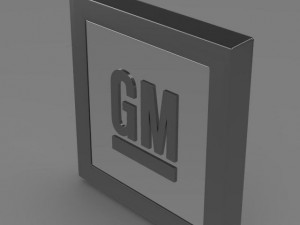 gm logo 3D 모델