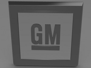 gm logo 3D 모델