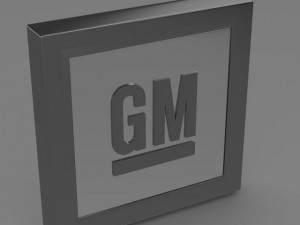 gm logo 3D 모델