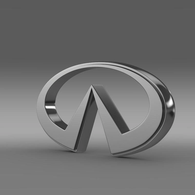 infinity logo 3D Model .c4d .max .obj .3ds .fbx .stl .blend 