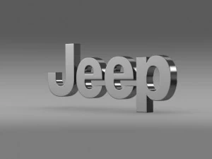 logo della jeep Modello 3D