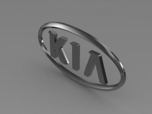 kia logo 3D Model