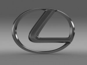 lexus logo 3D 모델