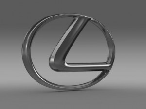 lexus logo 3D 모델
