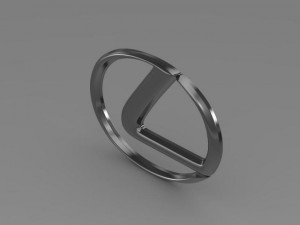 lexus logo 3D 모델