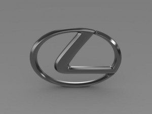 lexus logo 3D 모델