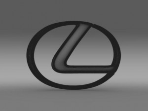 lexus logo 3D 모델