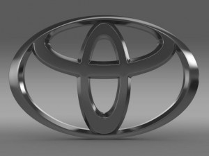 toyota car logo Modelo 3D