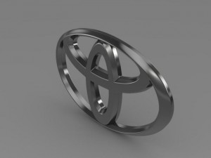 toyota car logo Modelo 3D