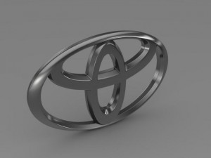 toyota car logo Modelo 3D