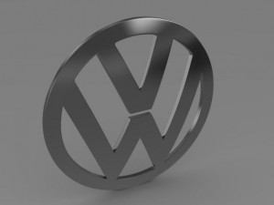 volkswagen logo 3D Модель