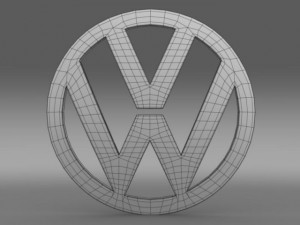 volkswagen logo 3D Модель