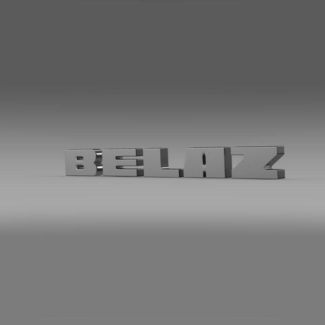 belaz logo 3D Model .c4d .max .obj .3ds .fbx .stl .blend