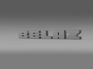 Белаз логотип 3D Модель