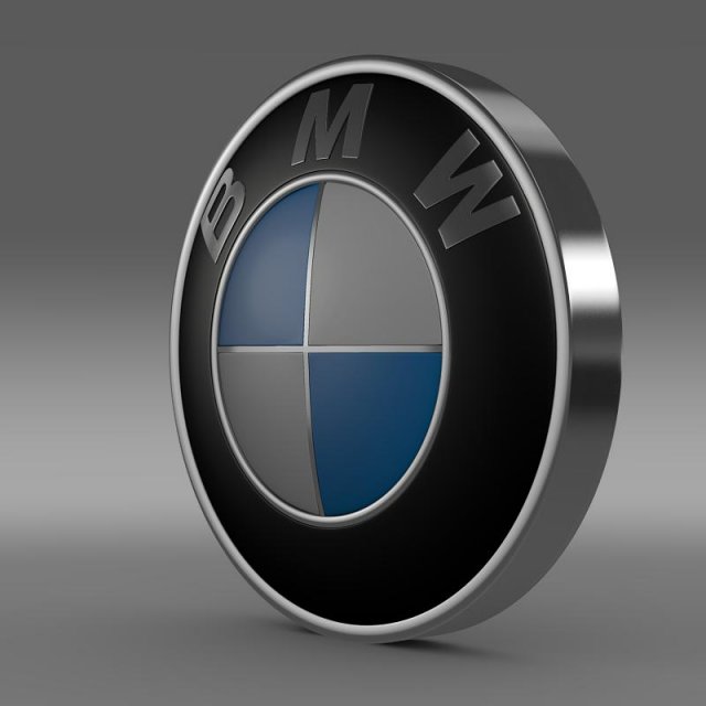 bmw logo Modello 3D .c4d .max .obj .3ds .fbx .stl .blend 