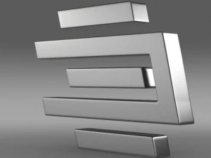 에다그 로고 3D 모델