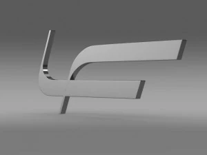 フィオラヴァンティのロゴ 3Dモデル