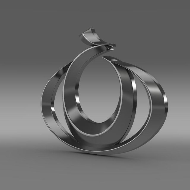 gleagle logo Modelo 3D .c4d .max .obj .3ds .fbx .stl .blend 