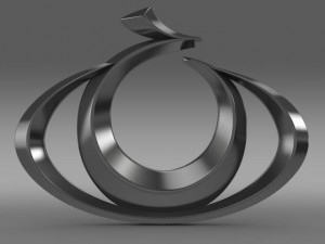 gleagle logo Modelo 3D