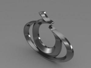 gleagle logo Modelo 3D