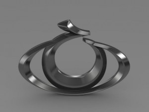 gleagle logo Modelo 3D