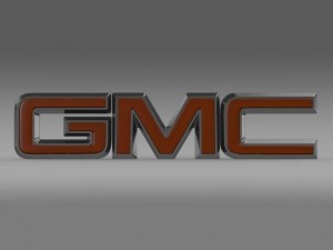 gmc logo Modelo 3D