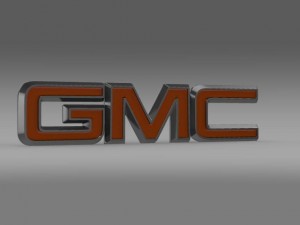 gmc logo Modelo 3D
