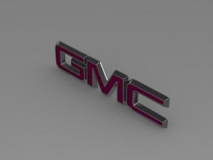 gmc logo Modelo 3D