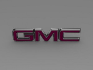 gmc logo Modelo 3D