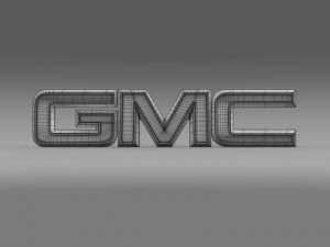gmc logo Modelo 3D