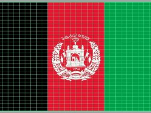 afghanistan flag 3D Model