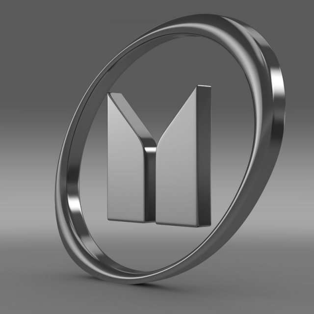 isuzu logo 3D Model .c4d .max .obj .3ds .fbx .stl .blend