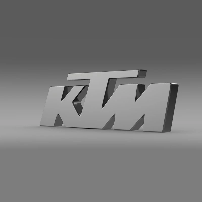 ktm logo 3D Model .c4d .max .obj .3ds .fbx .stl .blend 