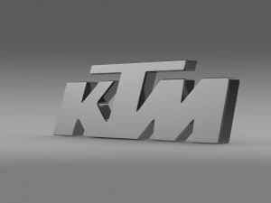 logo ktm Modello 3D
