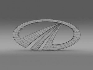 mahindra logo Modèle 3D