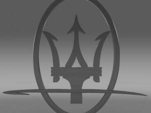 maserati logo Modelo 3D