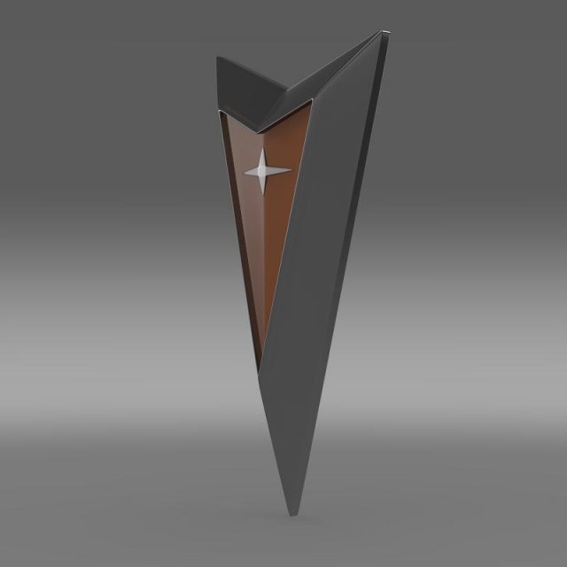 pontiac logo 3D Model .c4d .max .obj .3ds .fbx .stl .blend 
