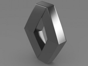 renault logo 3D मॉडल