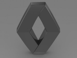 renault logo 3D मॉडल