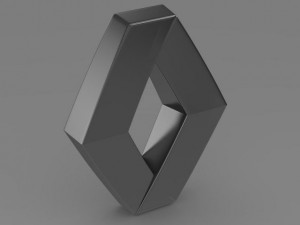 renault logo 3D मॉडल